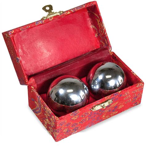 stell made in china has metal balls in box|chinese meditation balls.